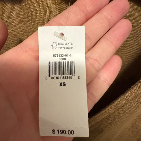 NWT! Banana Republic Sedona Linen Dress - Size XS - Picture 4 of 5